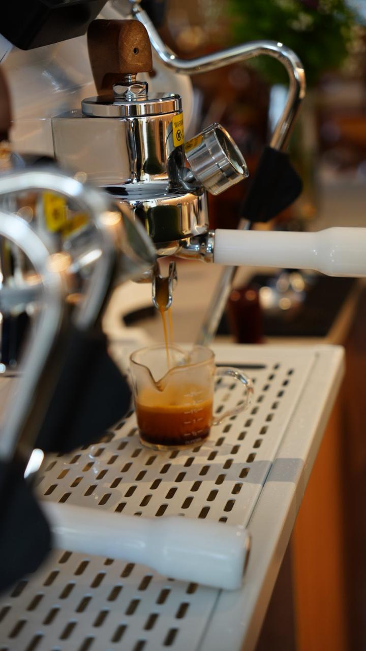 Rustic wooden interior design at Vienna cafe